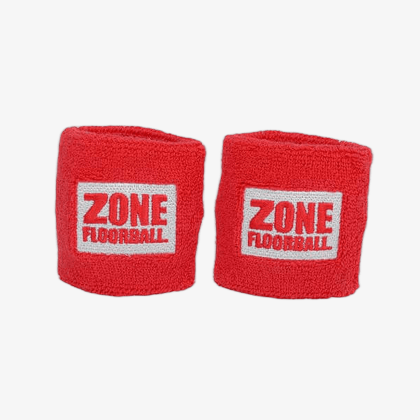 ZONE Wristband Retro 2-pack red/white