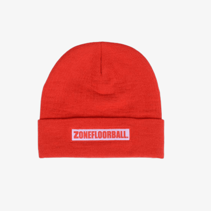 ZONE Beanie LOW KEY red/white