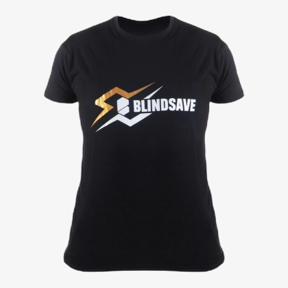 BLINDSAVE T-shirt X Black