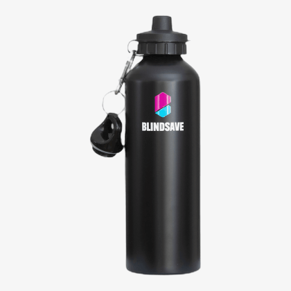 BLINDSAVE Bottle black AL 750 ml
