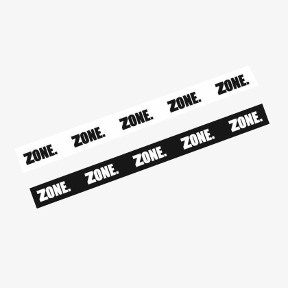 ZONE Hairband Repeat 2-pack White/Black